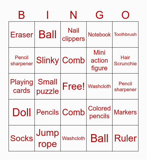 Bing for a Box of Joy Bingo Card
