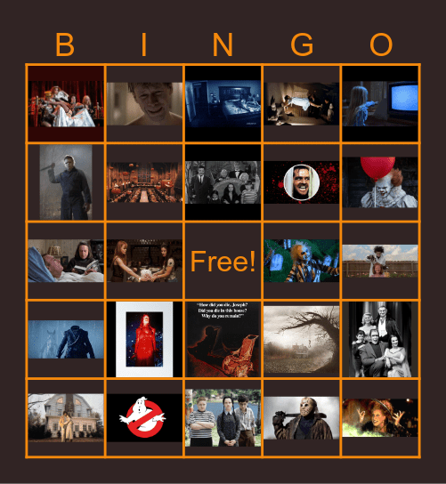 PH Halloween Bingo Card