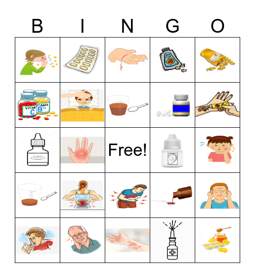 At the Pharmacy Bingo Card