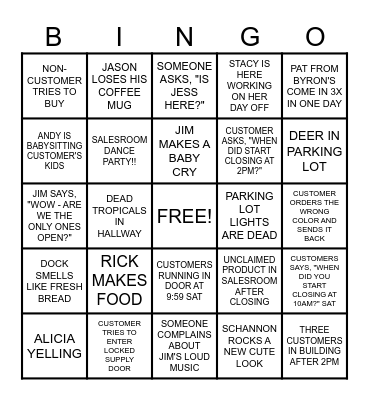Kennicott Halloween Bingo Card