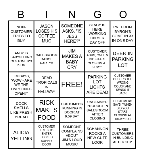 Kennicott Halloween Bingo Card