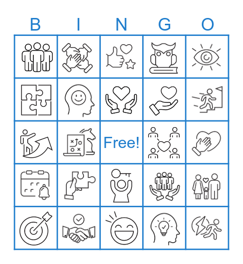 Driven by Values, United by Purpose Bingo Card