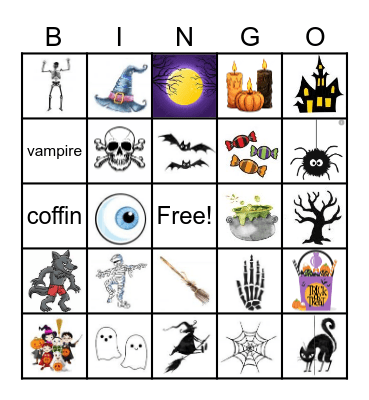 Haunted BINGO Card