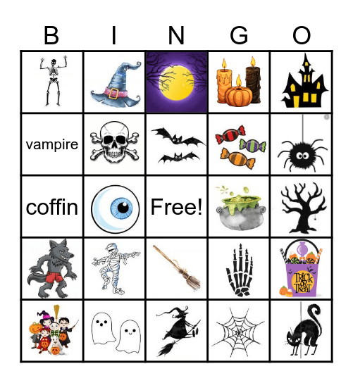 Haunted BINGO Card