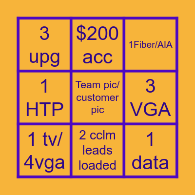 Spooky Bingo! Bingo Card