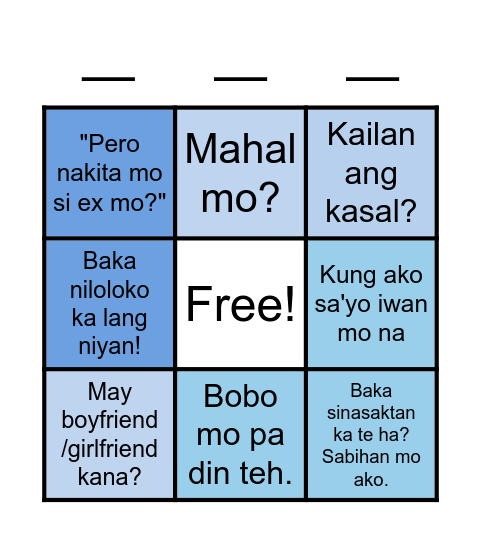 Linyahan ng mga Kaibigan sa Meet Up Bingo Card
