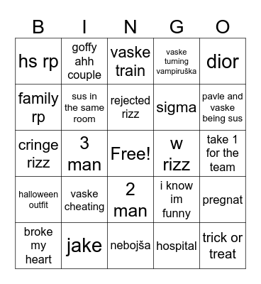 berry bingo Card