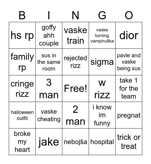 berry bingo Card