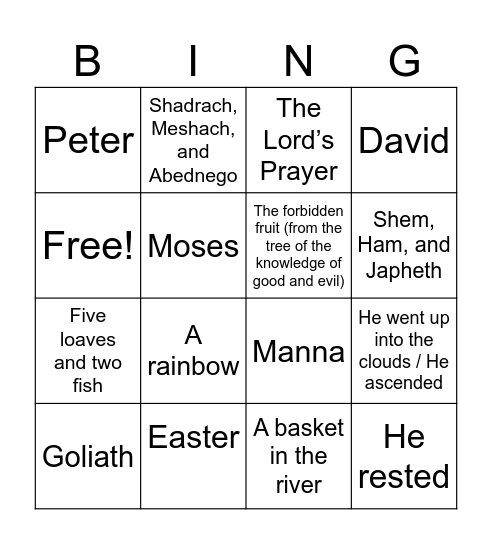 Hallelujah Nighet Bing! Bingo Card