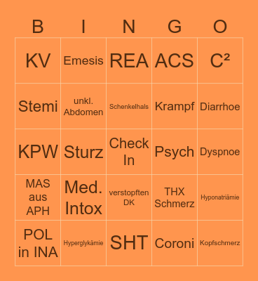 Halloween Bingo Card