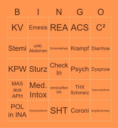 Halloween Bingo Card