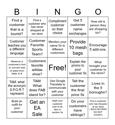 CEI BINGO Card