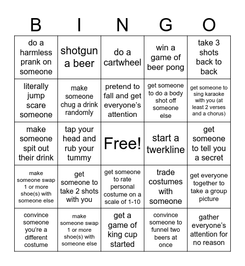 Hellish Halloween Bingo ‘25 Bingo Card
