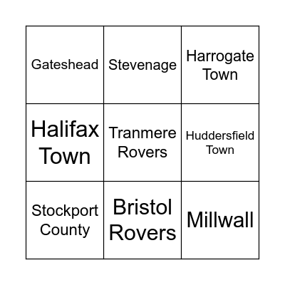 NETS BAR FOOTY BINGO! Bingo Card