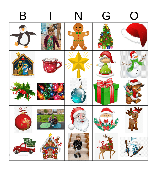 Christmas Bingo Card