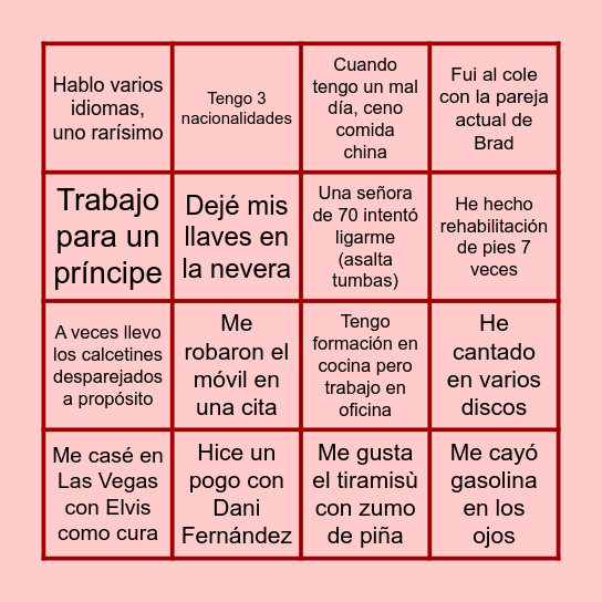 GENTE DE BIEN Bingo Card