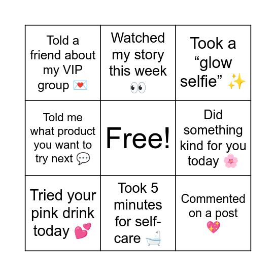 🎂BIRTHDAY BINGO Card
