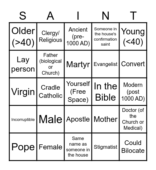 Icebreaker Bingo Card