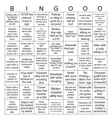 ST LOUIE BINGOOOOO Bingo Card