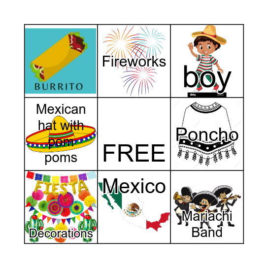 MEXICAN REVOLUTION Bingo Card