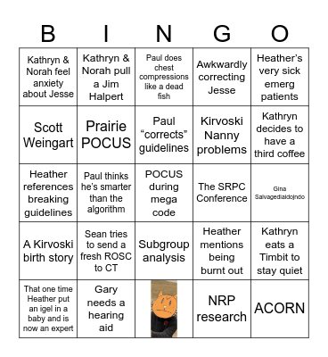 PALS 2025 Bingo Card