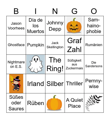 After-Halloween Bingo Card