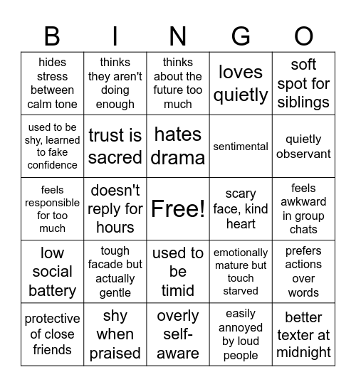 Umeji Kizuguchi Bingo! Bingo Card