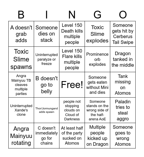 World of Darkness bingo! Bingo Card