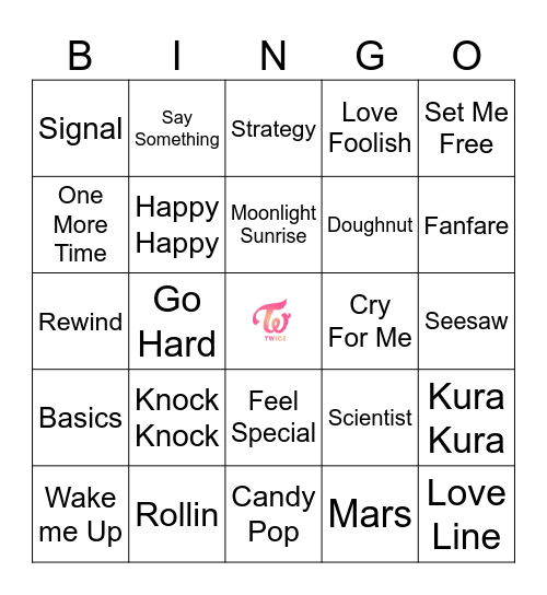 ❥  　　⿴　　Twice   Bingo's     🎃 Bingo Card