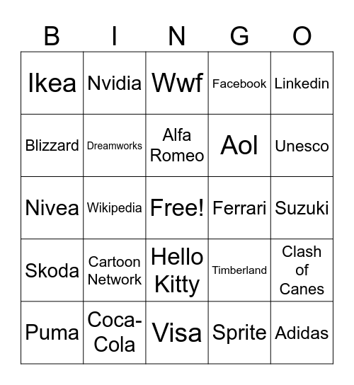 Level 2 Bingo Card