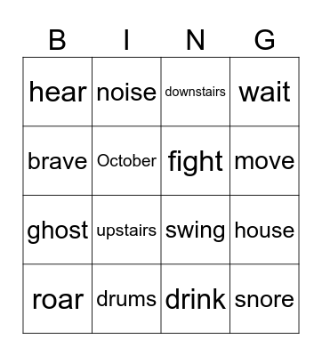 Fly High 3 Bingo Card