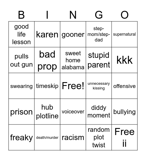 Tomorrows teachings bingo Card