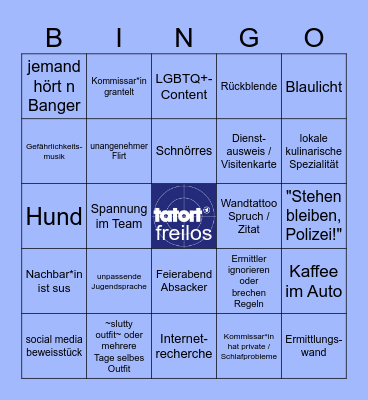 Tatort <3 Bingo Card