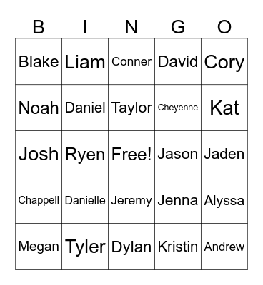 Friendsgiving get to know you Bingo Card