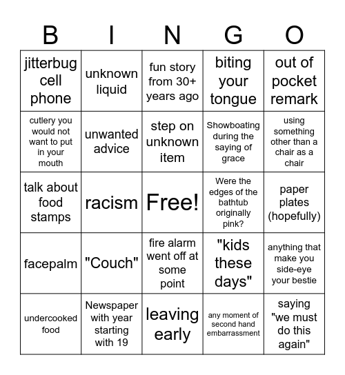 Thanksgiving!! Bingo Card
