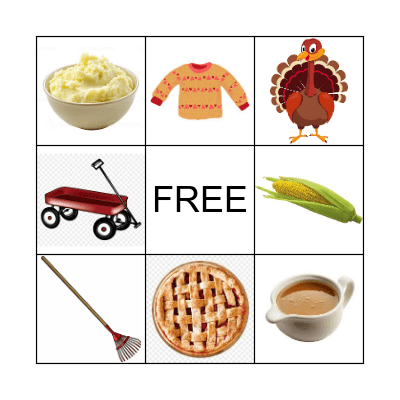 November Bingo Card