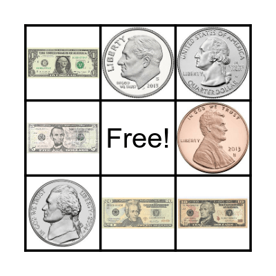 Money BINGO Card