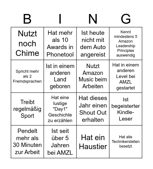 NORTH MEETING Bingo Card