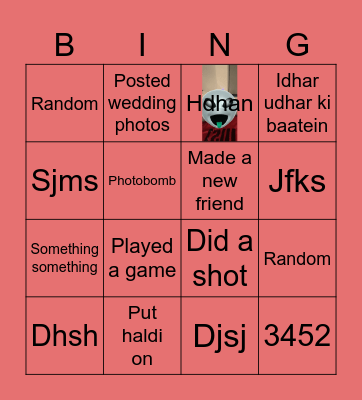 Partaayy Bingo Card