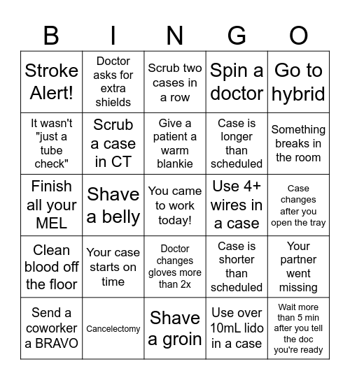Rad Tech Week BiNgO mAdNeSs Bingo Card