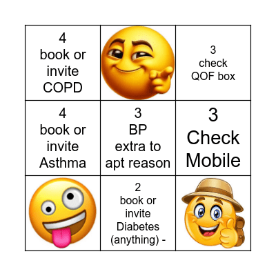 November BINGO! George Bingo Card