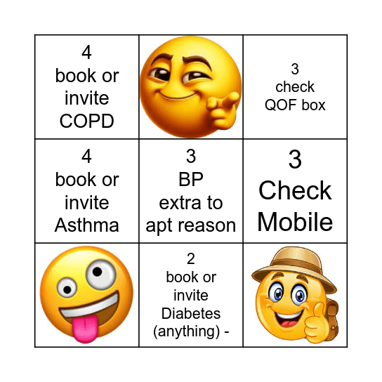 November BINGO! George Bingo Card