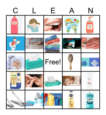 Hygiene Bingo! Bingo Card