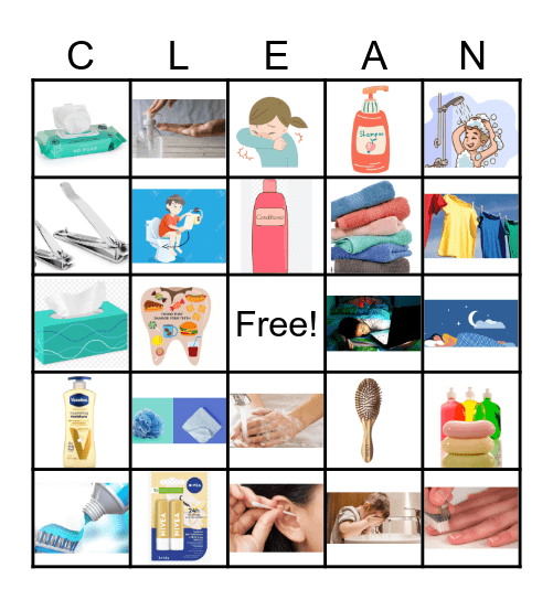 Hygiene Bingo! Bingo Card