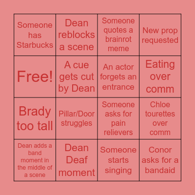 TECH #1 BINGO Card