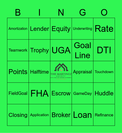 The Martinez Agency Bingo Card