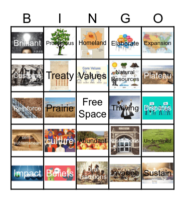Thunder Rolling in the Mountains Bingo Card