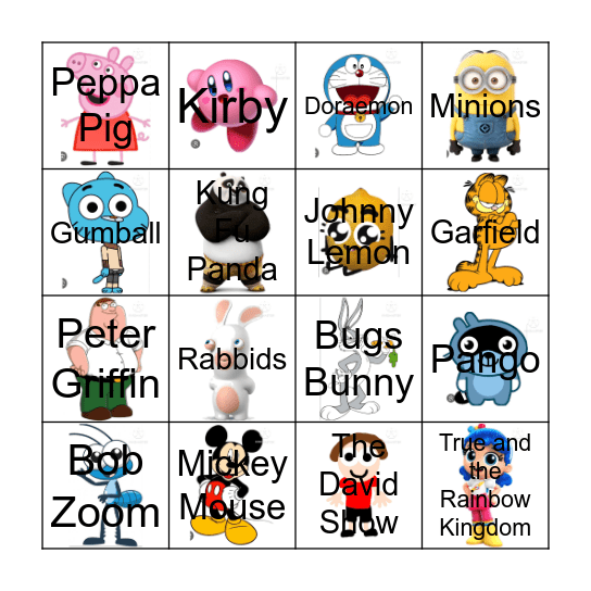Imsuperdum0iq's Contestants Bingo Card