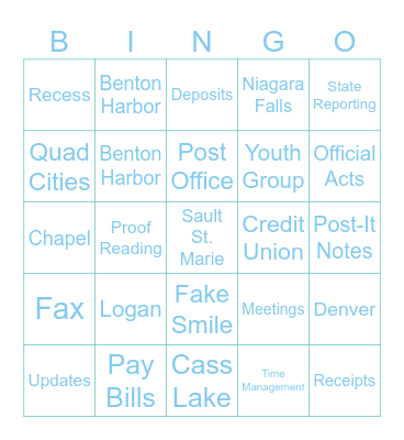 Judy Bingo! Bingo Card