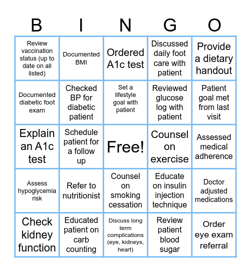 ***Betes Bingo*** Bingo Card
